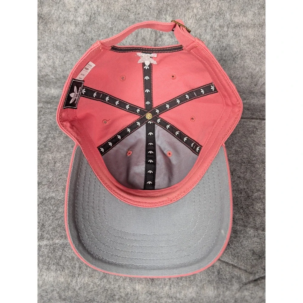 Adidas Adicolor Baseball Cap Coral Pink‎ Trefoil Logo Adjustable Strap